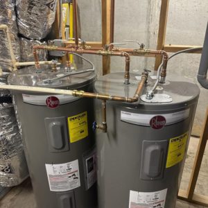Replacement Hot Water Heaters Rheem 50 gallon electric - after