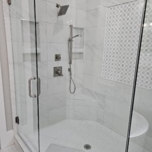Delta shower control with hand-held spray-1
